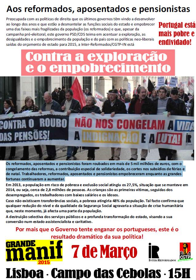 manifesto 7out intereformados